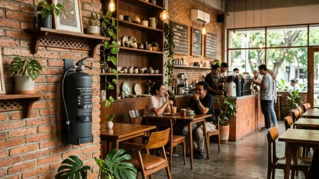 Alat Pemadam Api Ringan (APAR) untuk Kafe