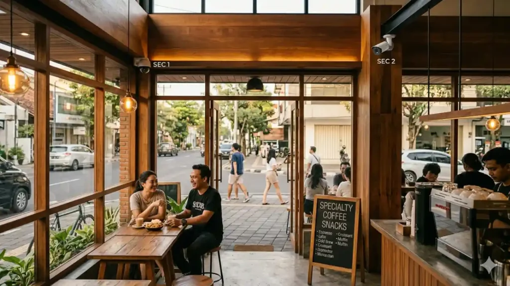 CCTV Kafe, Posisi Strategis Pantau Area