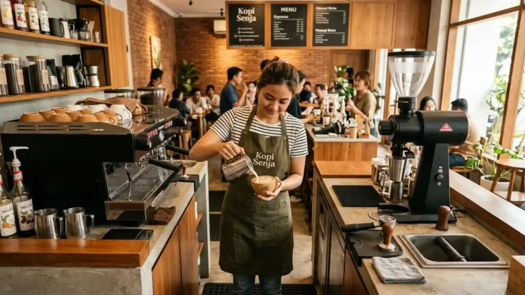 Inspirasi Barista Station yang Ergonomis