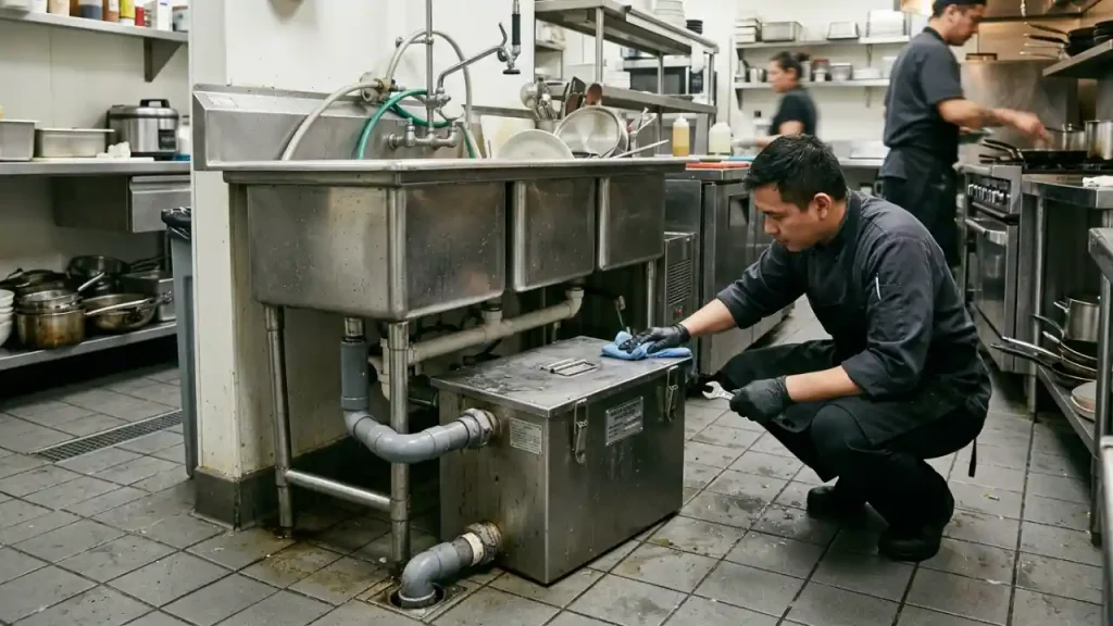 Pentingnya Grease Trap di Dapur Kafe