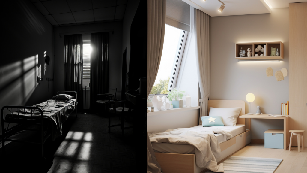 interior kamar kos kekinian surabaya